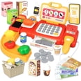 thumbnail image 1 of Kids Toy Cash Register,Kid Educational Toys,Kids Shop Play Toy for 3+ Years Old Kids,Supermarket Shop Toys with Scanner,Lifting Food Weigh,Pretend Role Play Money Food Learning Toys Gift for Toddler, 1 of 7