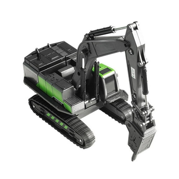 Kids Toy Excavator Engineering Car Playset With Drill Punch Action No Battery Required Push And Go For Boys Girls Age 3+ Gift