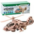 thumbnail image 1 of Kids Toy Military Helicopter with Lights Sounds Bump for Baby Age 2,3+, 1 of 5