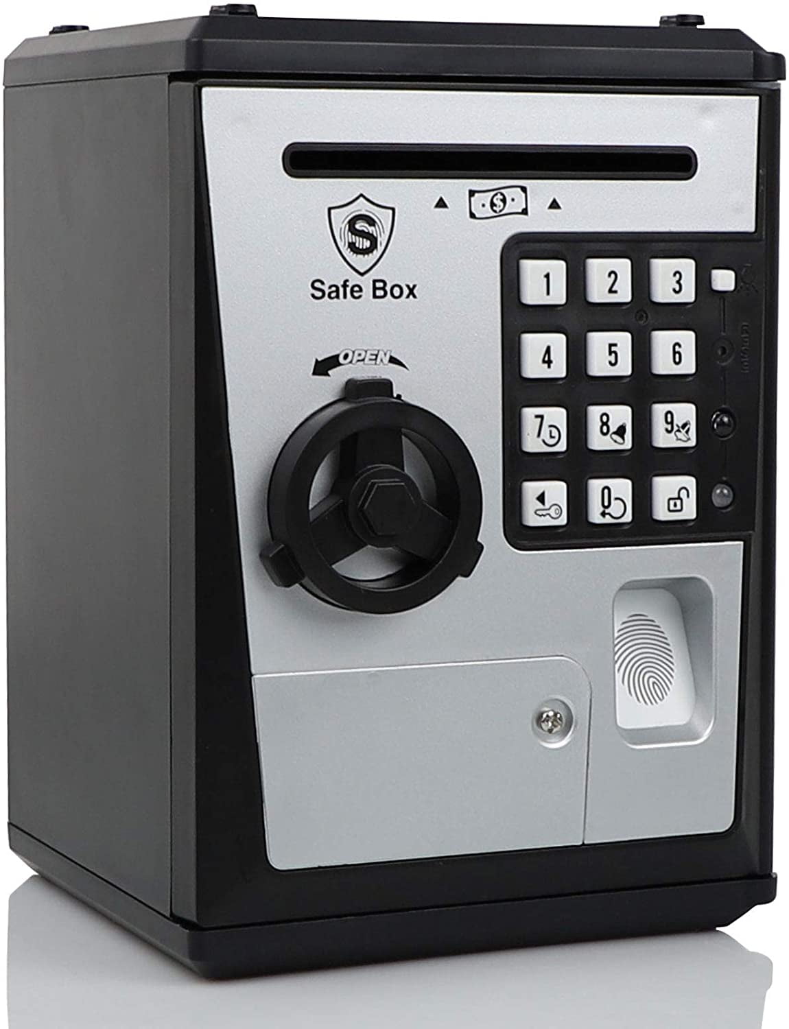 Robot Piggy Bank Kids ATM Electronic Fingerprint Password Money Safe, Shop  Today. Get it Tomorrow!
