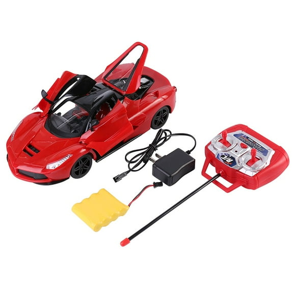 Kids Toy Sports Car High Speed Fast Racing Cars with Full Functional Remote Control, Decal Stickers, Easy to Operate 1:16 Scale Collectible Model for Children Adults