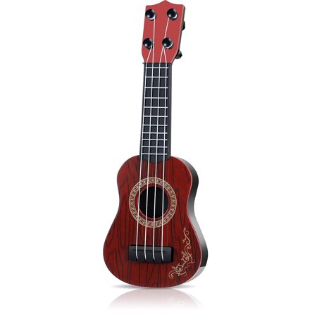 Kids Toy Ukulele, Kids Guitar Musical Toy, 10 Inch 4 Steel Strings, Kids Play Early Educational Learning Musical Instrument Gift for Preschool Children