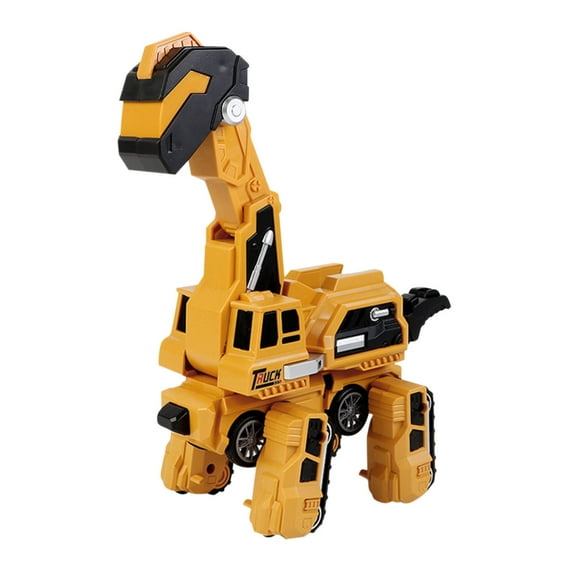 Kids Toys for 3 4 5 6 7 Years Old Boys, Die-cast Construction Toys Set w/Semi Truck, Excavator, Bulldozer, Alloy Engineering Construction Vehicles Truck Toys w/Lights & Sounds, Model Cars