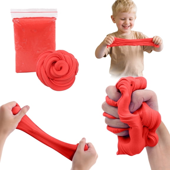 Kids Toys under $5! CQCYD Cloud Slime Kit, Super Soft and Non-Sticky Stress Relief Clear Slime Kit Toy,DIY Butter Slime Party Favor for Girls & Boys Goodie Bags Stuffers Chritmas Gifts