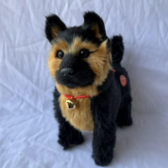 Kids Toys under $5 Fufafayo Electronic Walking Plush Dog Toy, Musical Plush Toy Puppy Realistic Interactive Puppy Pet Dog with Sound Gifts for 3-6 Year Boys Girls