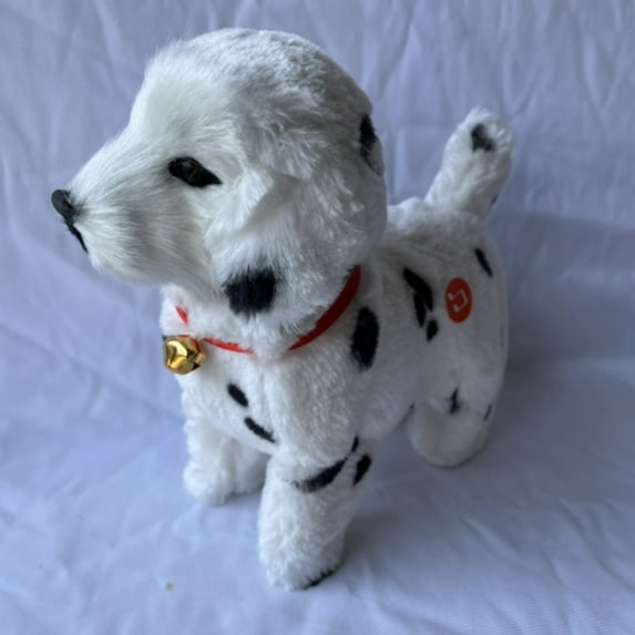 Kids Toys under $5 Fufafayo Electronic Walking Plush Dog Toy, Musical Plush Toy Puppy Realistic Interactive Puppy Pet Dog with Sound Gifts for 3-6 Year Boys Girls