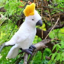 Kids Toys under $5 Fufafayo Realistic Parrot Bird Plush Toy, Stuffed Animal Simulation Fake Bird Cockatoo Stuffed Animals, Cute Little Bird Plushie Doll Gifts for Kids Friends