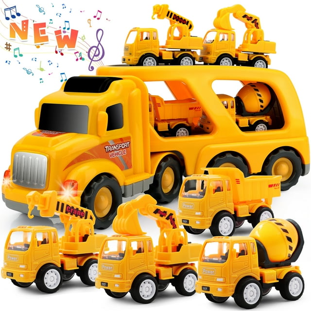 Kids Toys Car for Boys Boy Toy Trucks for 1 2 3 4 5 6 Year Old Boys