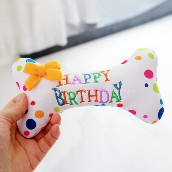 Kids Toys under $5 kkbbma Dog Birthday Cake Toy,Dog Birthday Cake Bites Toy New Pet Plush Surprise Gift Party