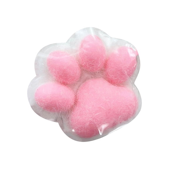 Kids Toys Cute Paw-Shaped Bath Sponge for Kids and Adults Soft, Gentle Exfoliating Body Scrubber for Shower or Bath Sensory Toys, Fidget Toys Squishy Stress Cube, Stress Balls for Adults Squishies St