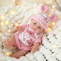 Kids Toys Deals Clearance Under $5.0! 30Cm Simulation Baby Dolls Toys Suffed Doll With Accessories Set Soft Dolls For 3 Year Old Girls Boy Baby Toys For Birthday Gift