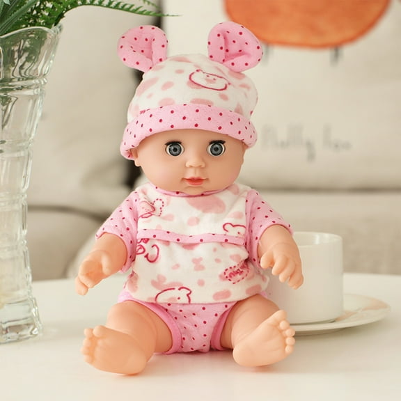 Kids Toys Deals Clearance Under $5.0! 30Cm Simulation Baby Dolls Toys Suffed Doll With Accessories Set Soft Dolls For 3+ Year Old Girls Boy Baby Toys For Birthday Gift