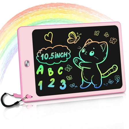 Kids Toys LCD Writing Tablet - Girls Gifts 3 4 5 6 Year Old Drawing Pad, Doodle Board Toys for 3-7 Year Old Little Girl Boys Birthday Gift Ideas, Educational Travel Toddlers Toy for Kids Age 3-5 4-6