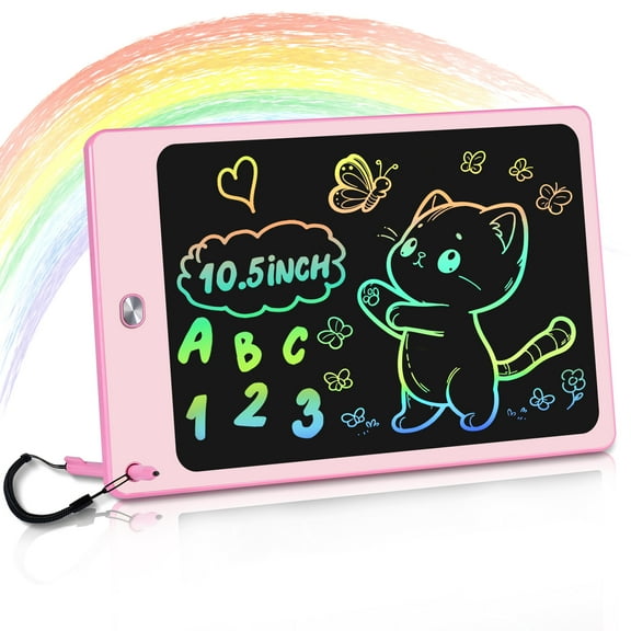 Kids Toys LCD Writing Tablet - Girls Gifts 3 4 5 6 Year Old Drawing Pad, Doodle Board Toys for 3-7 Year Old Little Girl Boys Birthday Gift Ideas, Educational Travel Toddlers Toy for Kids Age 3-5 4-6