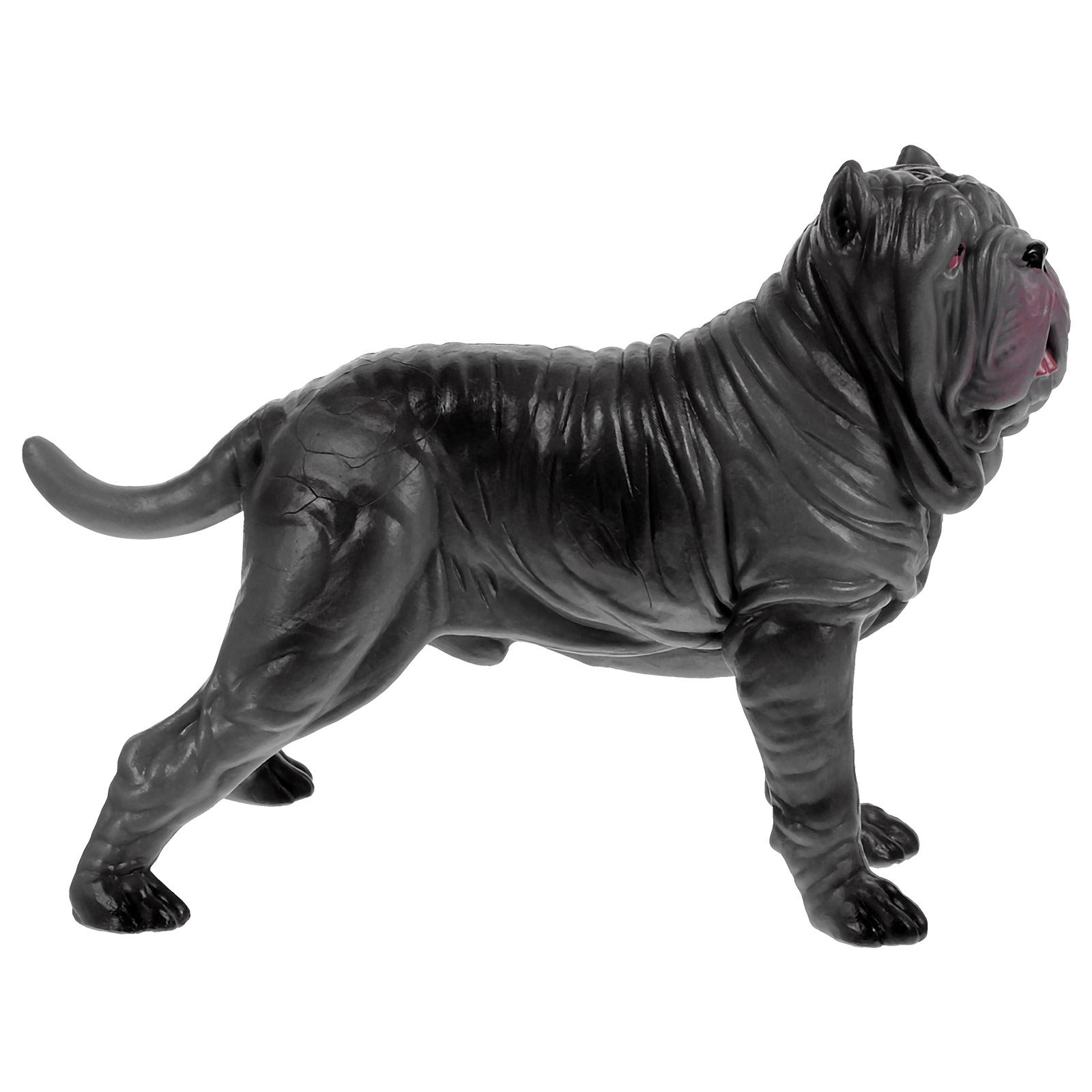 Kids Toys Neapolitan Dog Model Pet Home Furnishings Bulldog Sculpture