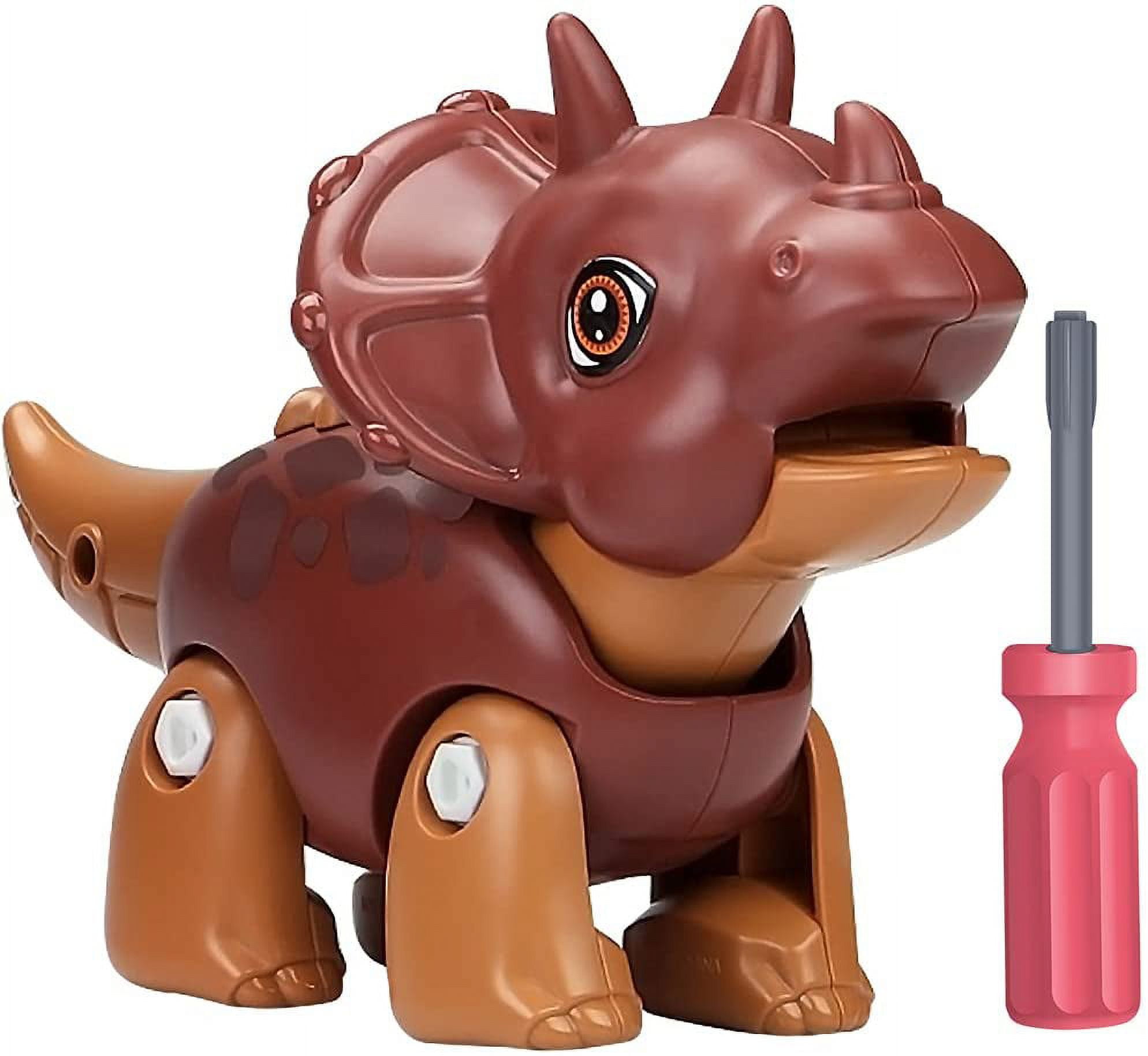 Dinosaur Toys Inovador colorido Dino Playset - Durável educacional realista  Dinosaur Playset - Brinquedos para meninos e meninas de 3 anos - Tapete de  jogo com estojo de armazenamento