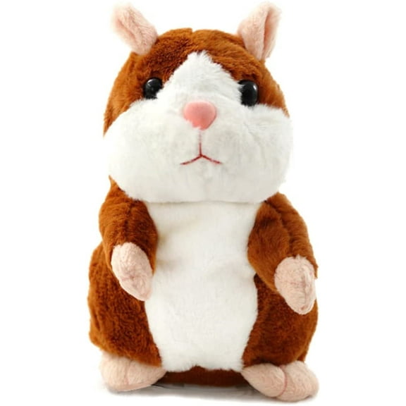 Kids Toys Talking Hamster Repeats What You Say, Talking Plush Interactive Toys Repeating Plush Animal Toy, Fun for 2,3 Year Old Kids, Baby, Child, Toddlers