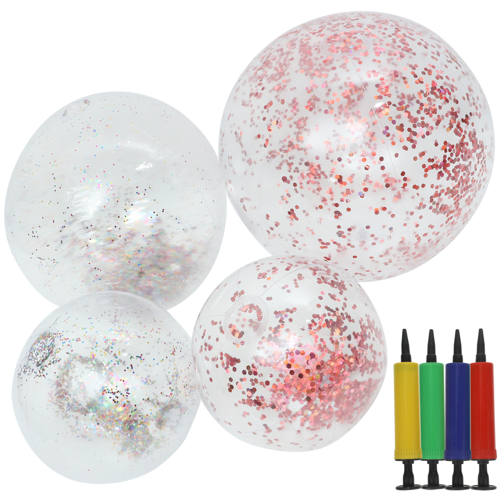 Kids Toys in Bulk Inflatable Beach Ball Confetti Children The