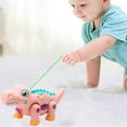 thumbnail image 1 of Kids Toys under $5 Fufafayo Electric Walking Dinosaur Leash Dinosaur Toy Interactive Toy Christmas Birthday Gifts for Ages 2 3 4 5 Kids Toddlers, 1 of 7