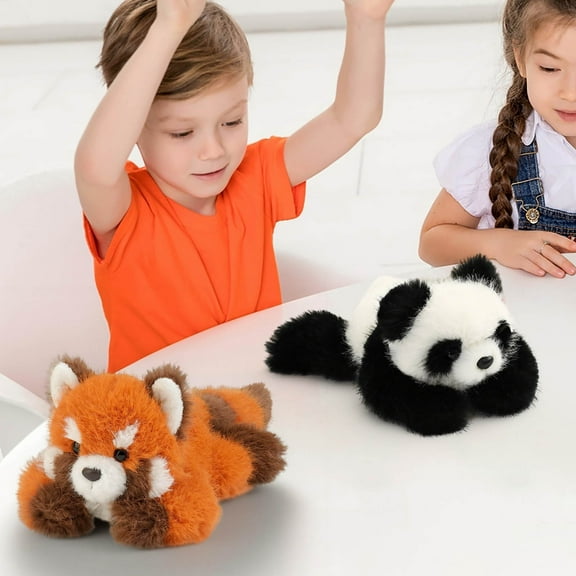 Kids Toys under $5! Yannianjz Cute Panda Plush Toy Soft Panda Stuffed Animal Plushie Kawaii Birthday Gift for Children Kids Girls Boys
