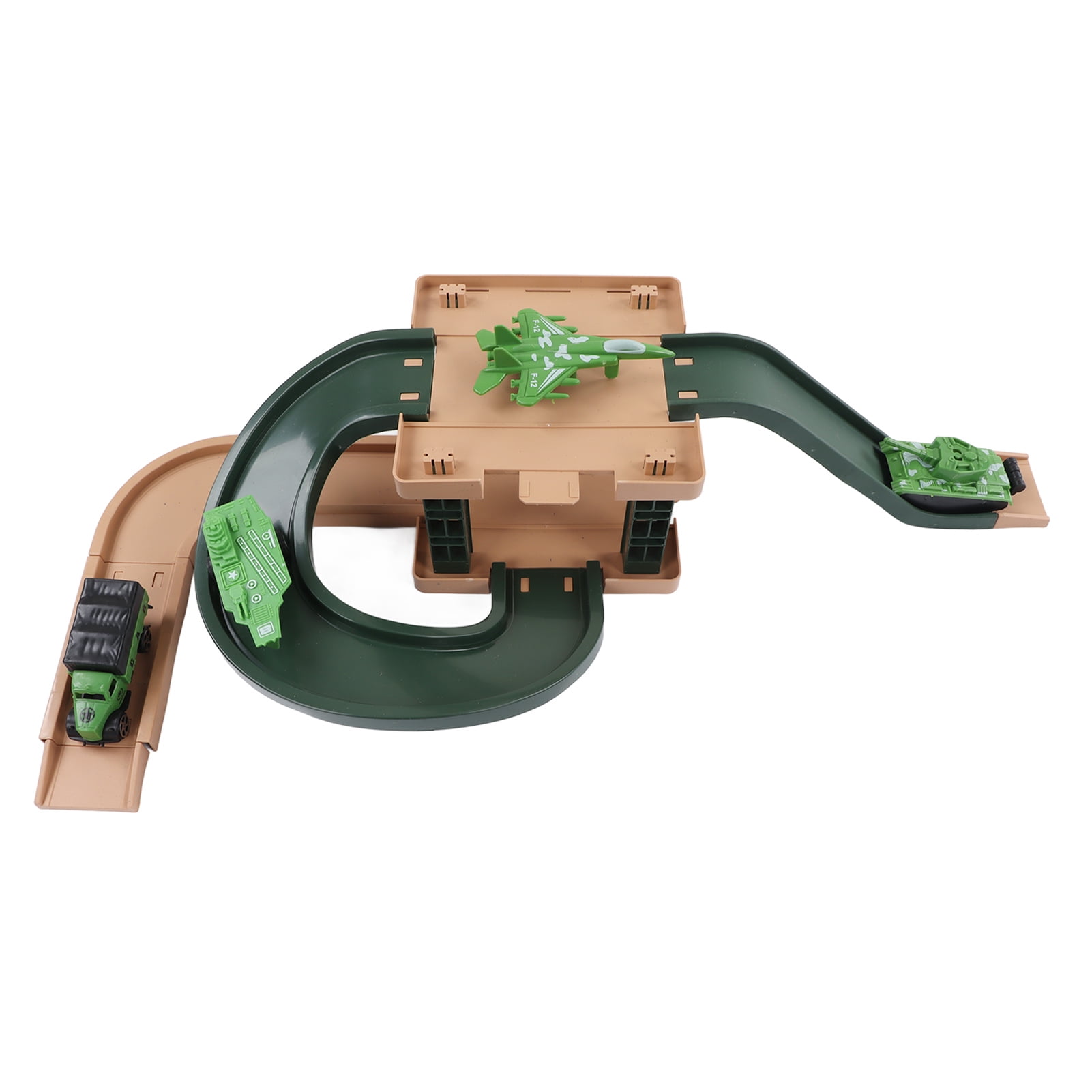 Kids Track Parking Lot Toy Vehicle Models Easy Assemble Improve