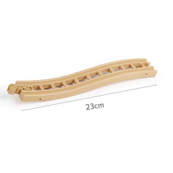 Kids Tracks Lights Toys Learning Educational Educational Toys Building Blocks Assemble Model Set Wooden Track Accessories Track Connector Toys 14 14