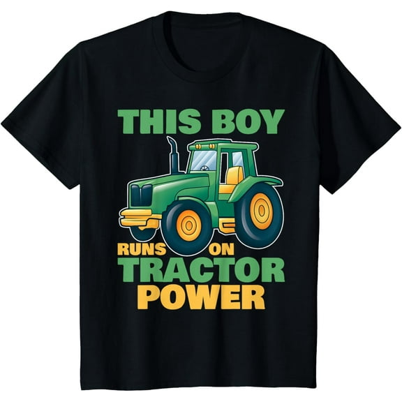 Kids Tractor Toddler Tractors Boys Tractor T-Shirt