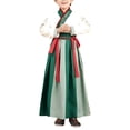 thumbnail image 1 of Kids Traditional Chinese Hanfu for Girls Boys, Ancient Scholar Guoxue Outfit, Children's Cultural Performance Dress, 1 of 3