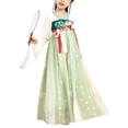 thumbnail image 1 of Kids Traditional Chinese Hanfu for Girls Boys, Ancient Scholar Guoxue Outfit, Children's Cultural Performance Dress, 1 of 5