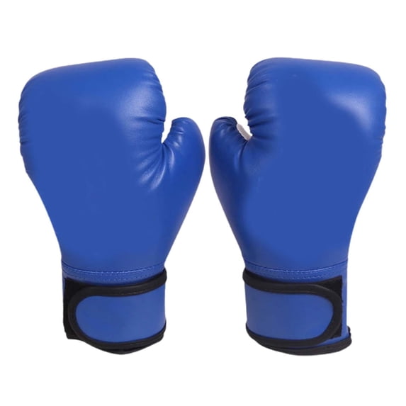 Kids Training Boxing Gloves Teens Comfortable Girls Boys Mma Sparring Gloves Blue