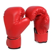 Kids Training Boxing Gloves Teens Comfortable Girls Boys Mma Sparring Gloves Red