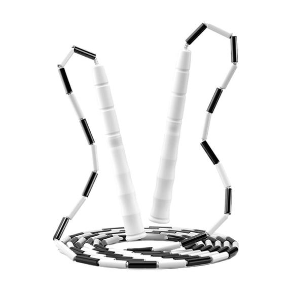Kids Training Jump Rope with Decorative Beads and Ergonomic Handle Rope