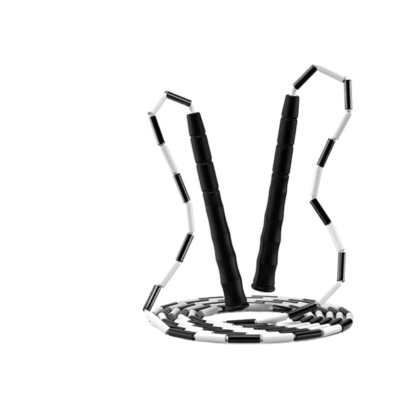 Kids Training Jump Rope with Decorative Beads and Ergonomic Handle Rope