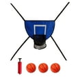 thumbnail image 1 of Kids Trampoline Basketball Set - Interactive Backyard with Soft and Mini Basketballs - Outdoor Activity Accessory for Children and Adults, 1 of 8