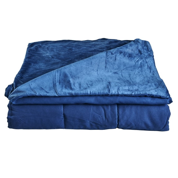 Tranquility Kids Weighted Blanket, 6lb, Blue- Removable Washable Cover