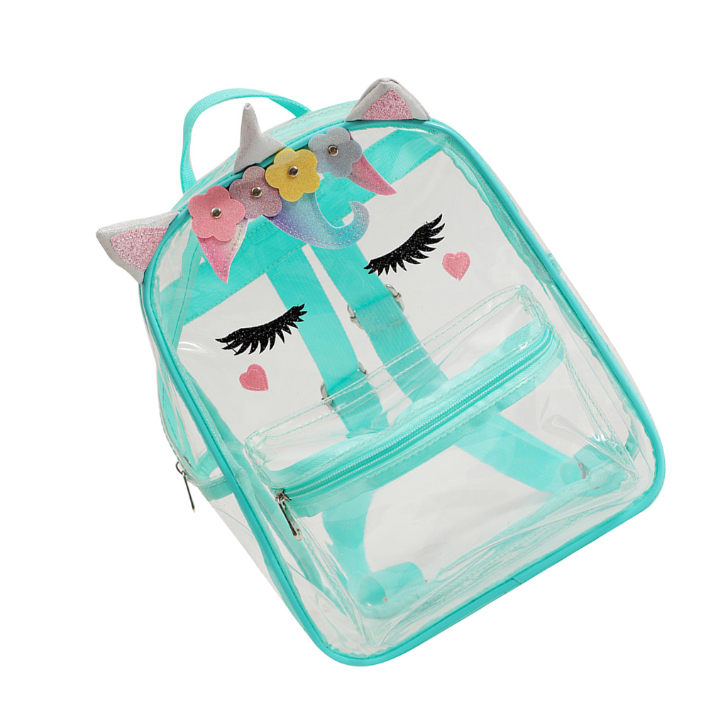 Clear unicorn backpack hot sale