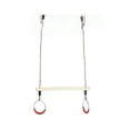 thumbnail image 1 of Kids Trapeze Swing Bar with Rings with Hanging Ropes, 1 of 7