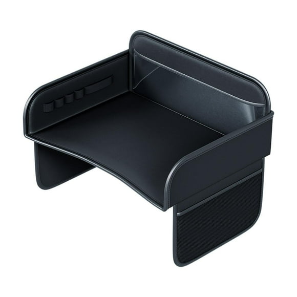 Kids Travel Tray Lap Desk Carseat Table with Waterproof PVC Surface for Toddlers Car Seat Road Trips Activities