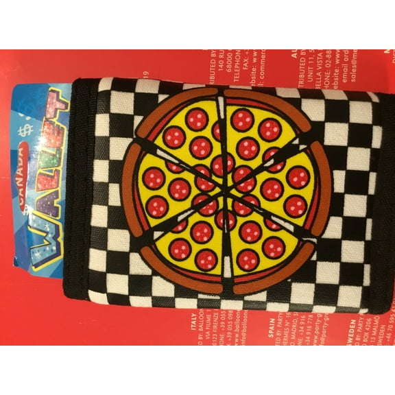 Kids Tri-fold Wallet - Pizza