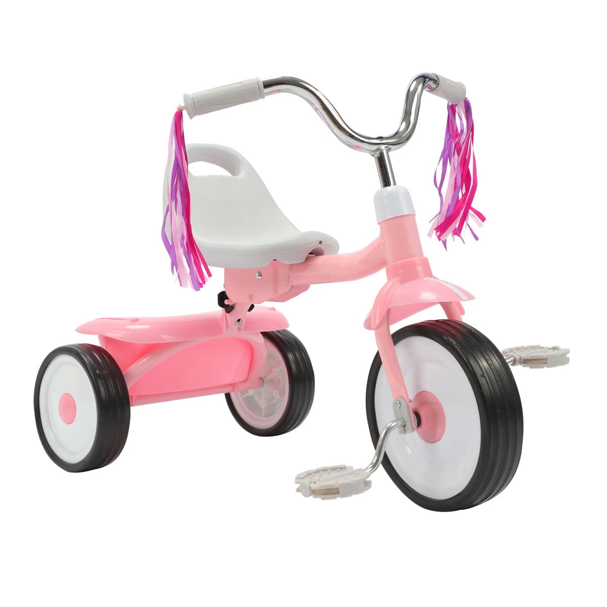 Kids Tricycle Age 2 3 4 Years Old, Kids Trike with Back Basket, 3 Wheel Bike Birthday Toys Gift for Boys Girls