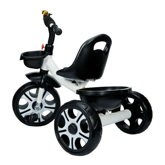Kids Tricycles for 3-5 Years Old Boys and Girls with Storage Basket and Bell, Kids Balance Bike Riding Toys