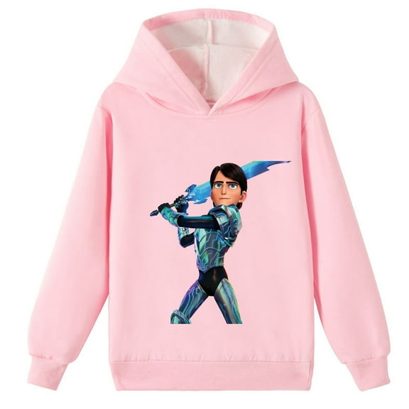 Kids Trollhunters Casual Brushed Pullover Hoodies Long Sleeve Sweatshirt Tops for Children's Sweatshirts Clothes