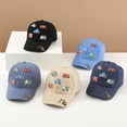 thumbnail image 1 of Kids Trucker Hat Outdoor Sun Protection Classic Hats Fashionable Curved Brim Cap for Boys & Girls Summer Fashion Headwear Black One Size, 1 of 5