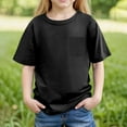 thumbnail image 1 of Kids Tshirts Boys Girls Trendy Toddler Boy Short Sleeve Shirt Black T Shirts Toddler Tee Shirts Toddler T Shirts 8-9 Years, 1 of 5
