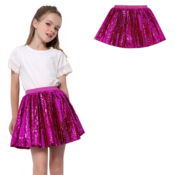 Kids Tulle Skirt Layered Red Tutu Sparkle Tulle Tutu Skirt Elastic Waist Ballet Tutu for Kids Girls Birthday Dress 5-6 Years
