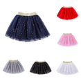 thumbnail image 1 of Kids Tulle Tutu Skirt With Glitter Print Star Princess Party Skirt For Girls 1 10 Years, 1 of 4