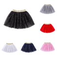 thumbnail image 1 of Kids Tulle Tutu Skirt With Glitter Print Star Princess Party Skirt For Girls 1 10 Years, 1 of 4