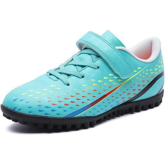Kids Turf Soccer Shoes Boys Girls Soccer Cleats Youth Football Trainers