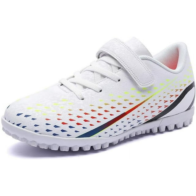 Kids Turf Soccer Shoes Boys Girls Soccer Cleats Youth Football Trainers