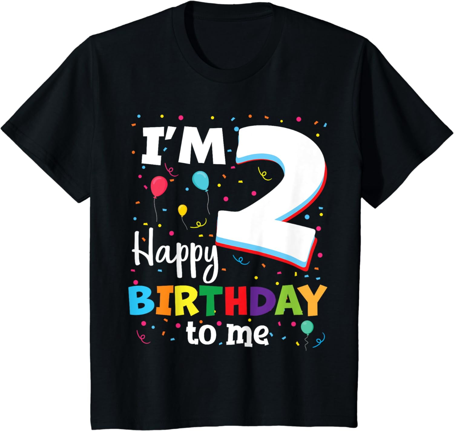 Kids Two 2yr 2th Birthday Happy Birthday Boy 2 Years Old T-Shirt ...